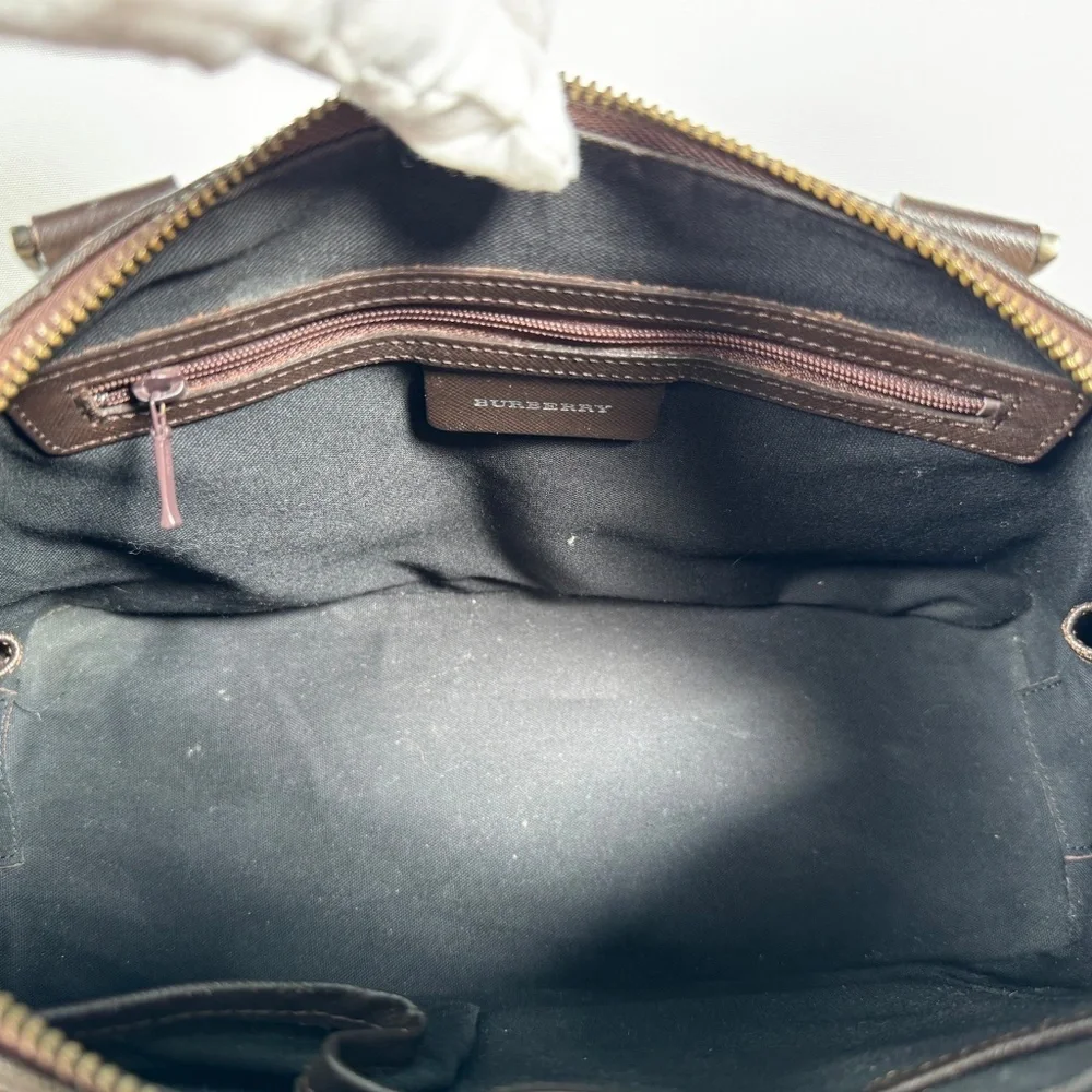 Burberry Vintage Nova Check Satchel